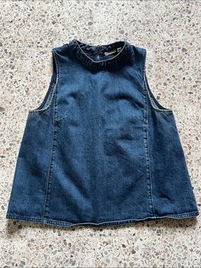 Holding Horses denim swing tank top
